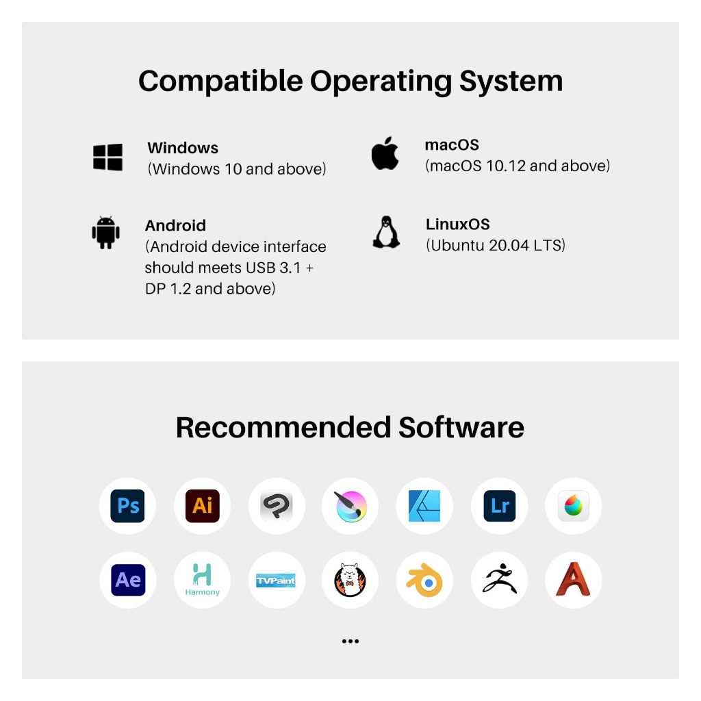 Huion Kamvas 13 (Gen 3) แท็บเล็ตการวาดภาพพร้อมหน้าจอ, 13.3 นิ้วผ้าใบ Glass Graphic Drawing Monitor, 99% sRGB,New PenTech 4.0, 16384 ปากกาความดัน, Dual Dials และ 5 Express Key - รูปที่ 5