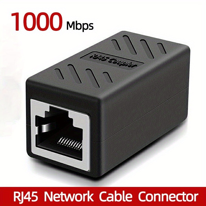 Rj45 1000Mbps Connector Network Coupler Ethernet Hielded In-Line Coupler หญิง Rj45 อะแดปเตอร์ CAT6 CAT5 สายสําหรับแล็ปท็อป Pc Router
