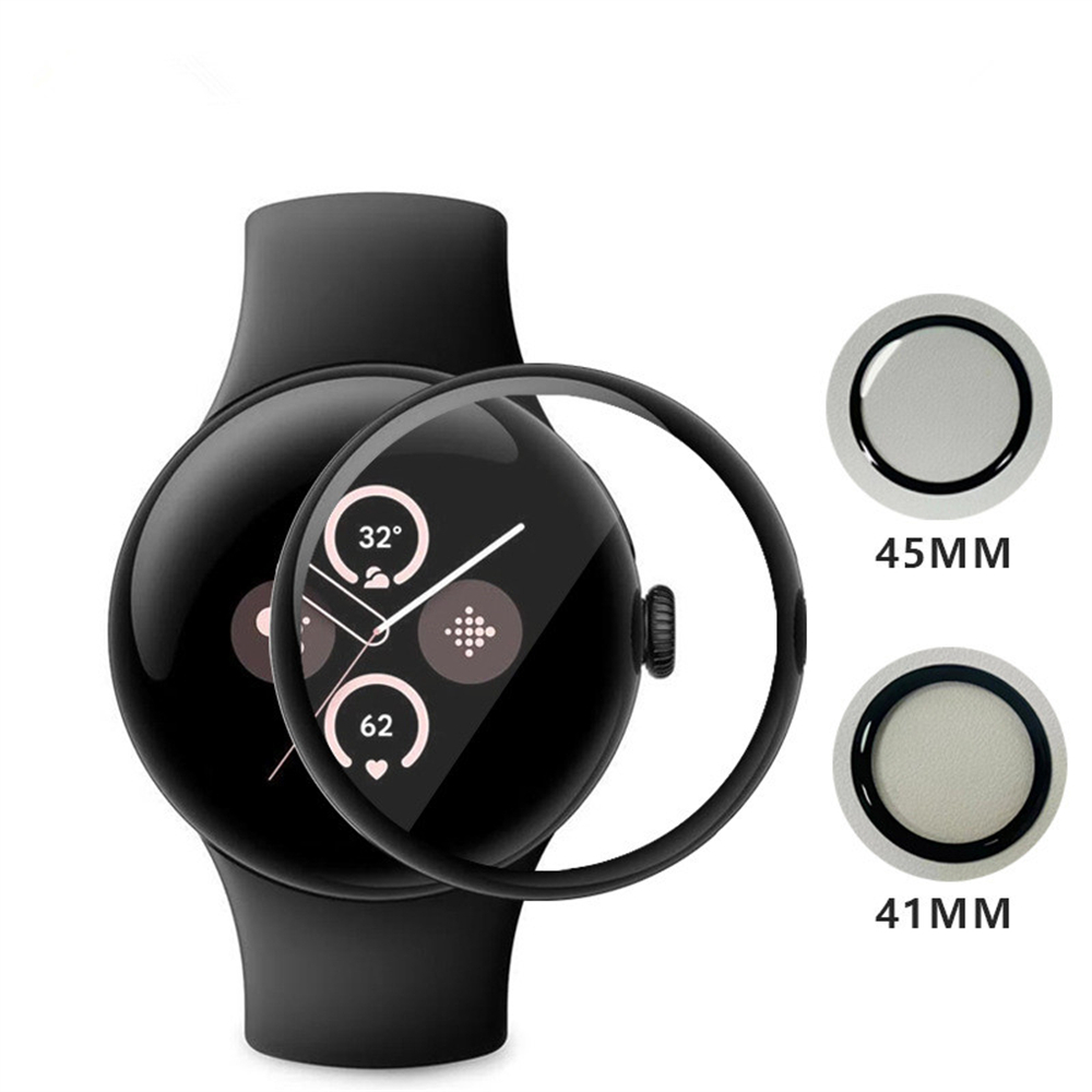 สําหรับ Google Pixel watch 3 41 มม. 45 มม. นาฬิกาโค้ง 3D วัสดุคอมโพสิตฟิล์มสําหรับ Pixel Watch3 ฟิล์มเจลน้ํา