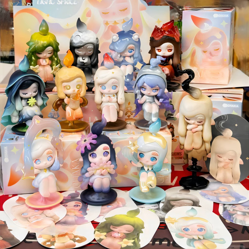 พร้อมส่ง ของแท้ POPMART CHAKA LIGHT SPRITE Series Blind Box สําหรับเป็นของขวัญวันเกิด