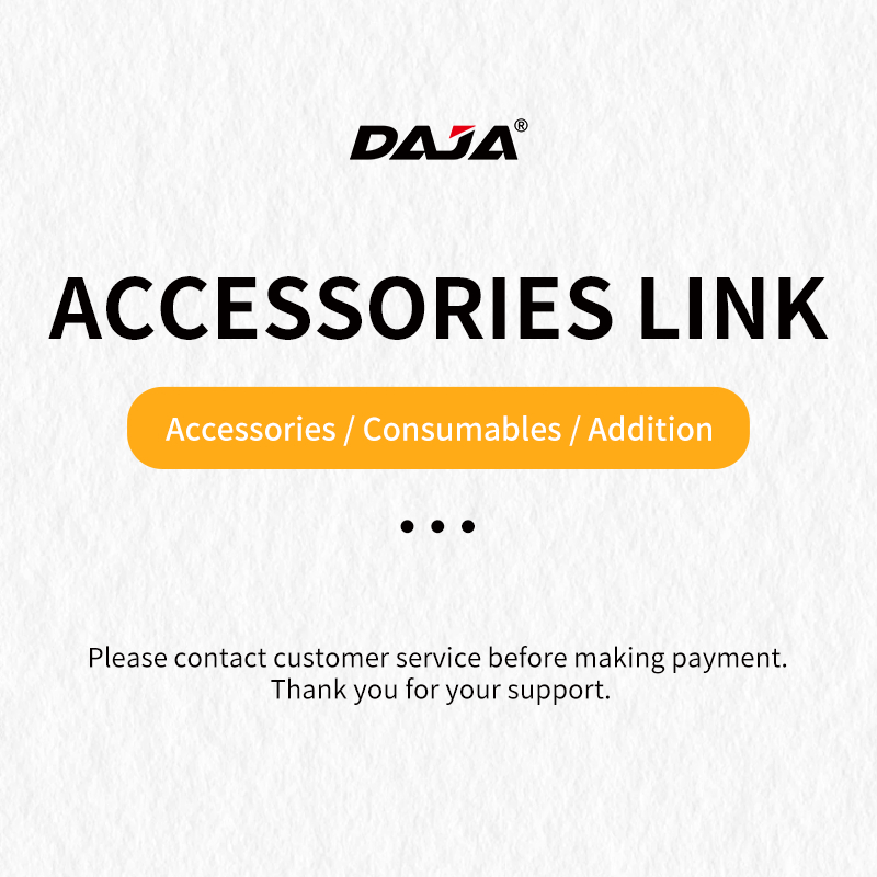 DAJA new accessories upgrade machine to repair engraving accessories