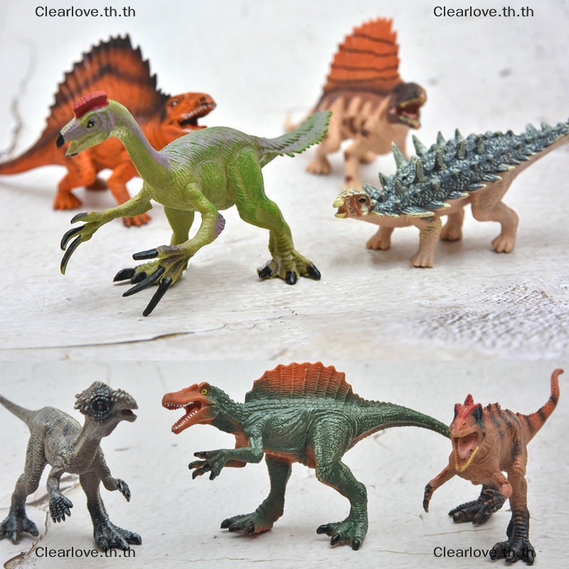 Clearlove Jurassic Tyrannosaurus Indominus Rex Triceratops Brentosaurus ของขวัญเด ็ ก 22 รูปแบบไดโนเสาร ์ ขนาดเล ็ กของเล ่ น TH