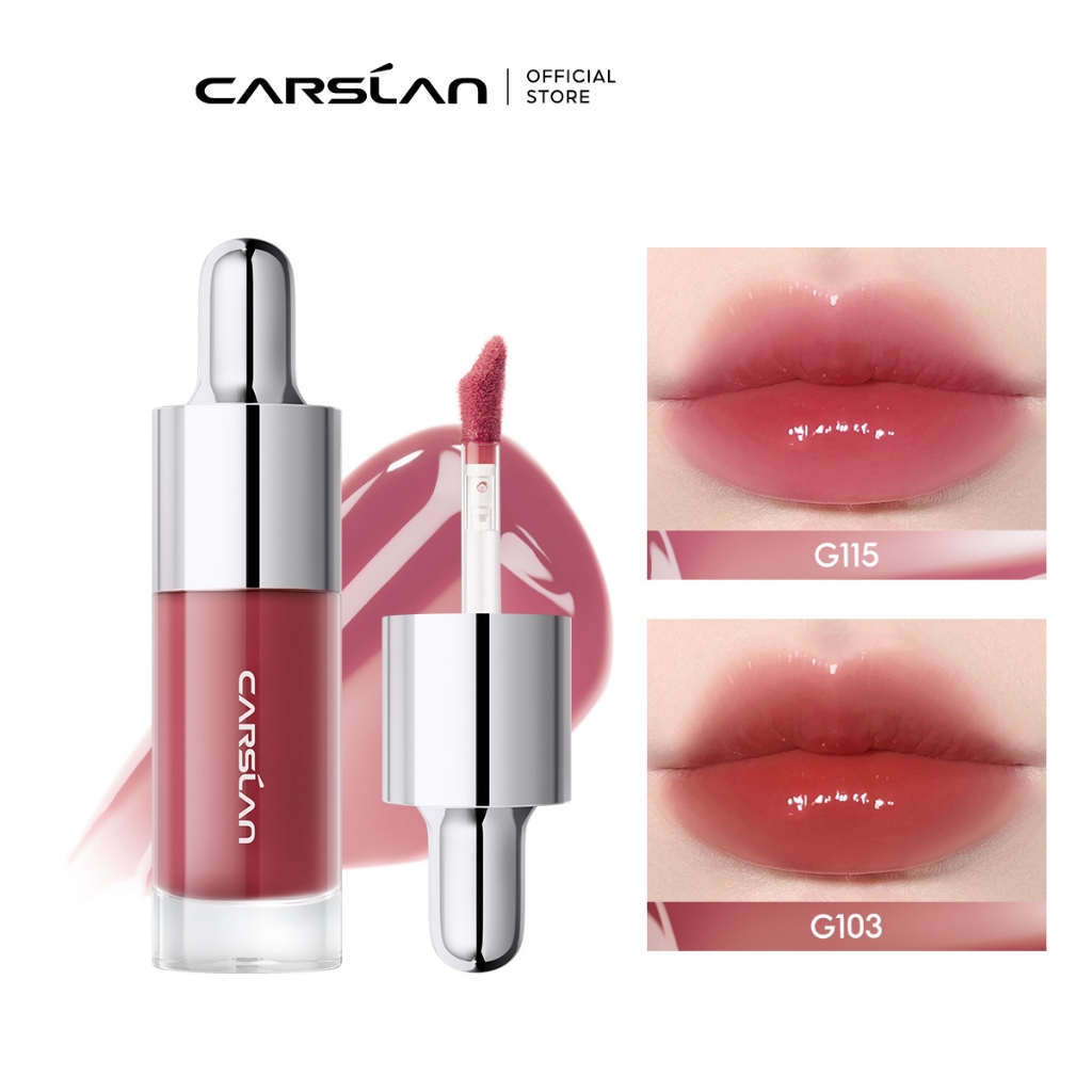 CARSLAN เซรั่มบำรุงริมฝีปาก แบบมีสี ลิปกลอส ลิปแคร์ ให้ความชุ่มชื้น ปรับปรุงริ้วรอยริมฝีปาก เนื้อบางเบา เครื่องสำอาง 4.5g Lip Serum