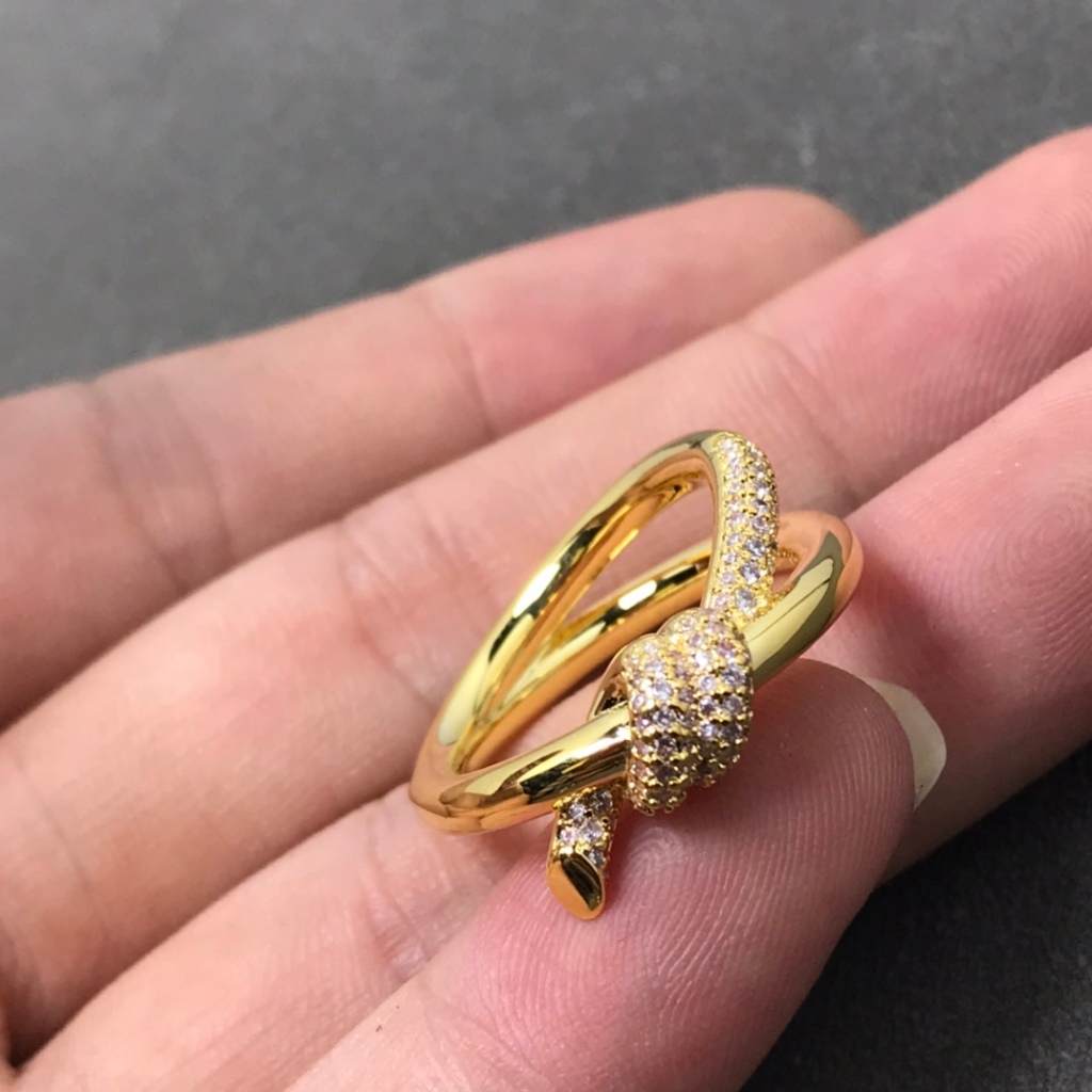 Tif&co 2024 ใหม่ ROSE SAME KNOT RINGS
