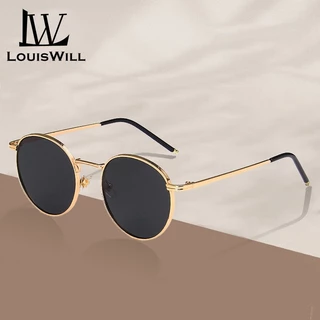 LouisWill ผู้ชายผู้หญิง Retro กีฬากิจกรรมกลางแจ้งแว่นตาขับรถตกปลาแว่นตาซิลิโคนแผ่นจมูกแว่นตากันแดด