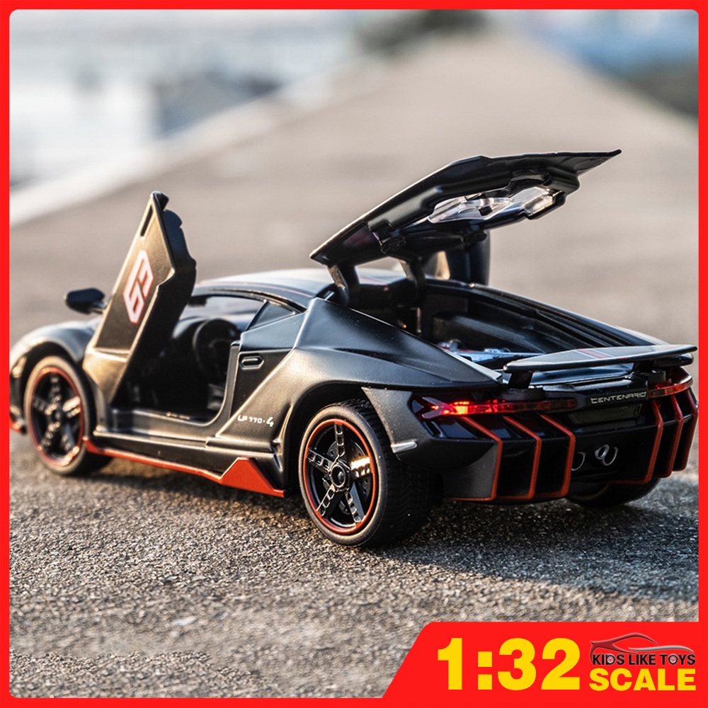 Klt 1:32 Lamborghini LP770-4 รถเหล็กDiecastรุ่นของเล่นZineโลหะผสมดึงกลับรถสาวของเล่นสําหรับของขวัญเด็ก
