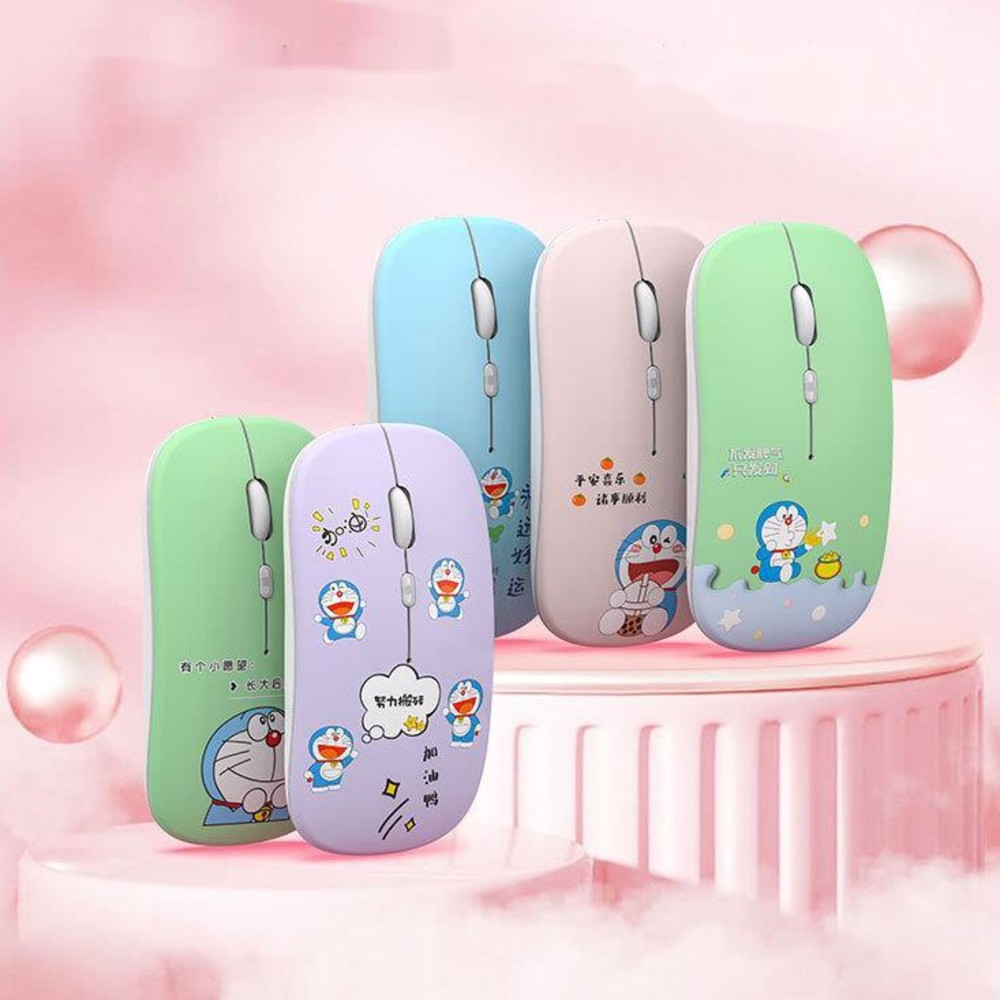 2.4ghz 1000DPI เมาส์บลูทูธไร้สายเงียบน่ารักการ์ตูนสําหรับโทรศัพท์คอมพิวเตอร์แล็ปท็อป Macbook เมาส์สําหรับเล่นเกมของขวัญ