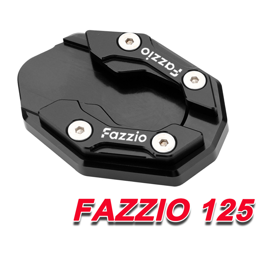 สําหรับyamaha fazzio Fazzio125 ดัดแปลงด้านข้างรองเท้ารถจักรยานยนต์Kickstand Extension Pad fazzioอุปกรณ์เสริม 2023
