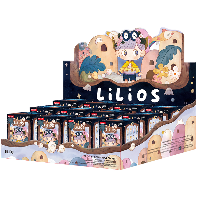 เตรียมการจัดส่ง ของแท้ [POPMART] LiLiOS City Wild Boy Series Mystery Box Figure-Made ของเล่นอินเทรนด์