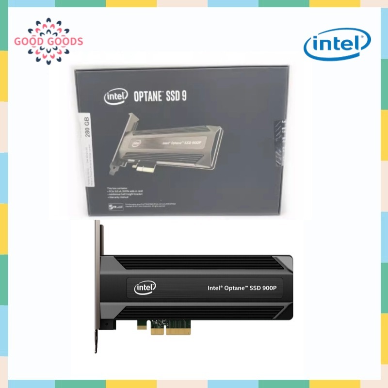 Intel Optane 900P Series 280GB HHHL ASIC Pcie3.0X4 NVME 3D XPoint ไดรฟ์ Solid State ภายใน (SSD) SSDP
