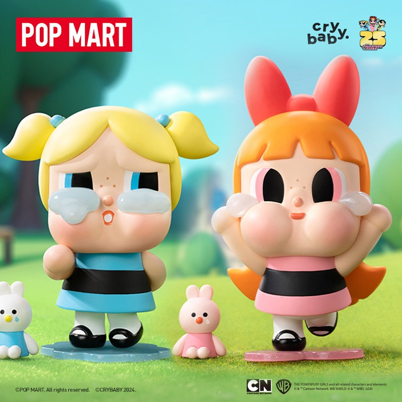 Popmart Crybaby ซีรีส์ The Powerpuff girls กล่องสุ่ม