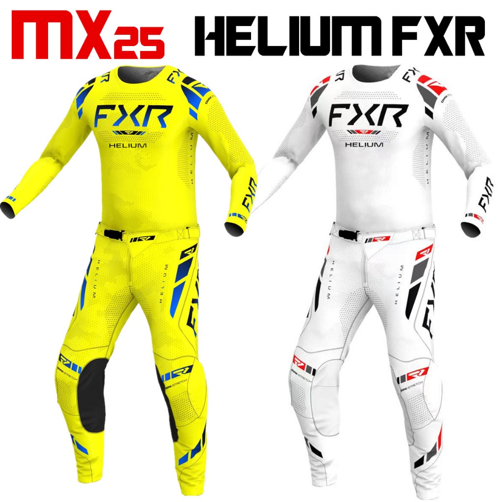 2025 Helium FXR ชุดเกียร์วิบาก Off Road Dirt Bike Jersey ชุด MX Combos รถจักรยานยนต์ Race Wear