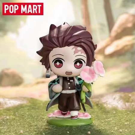 ของแท้ POPMART Demon Slayer Birth Flower Series Blind Box ดาบพิฆาตอสูร