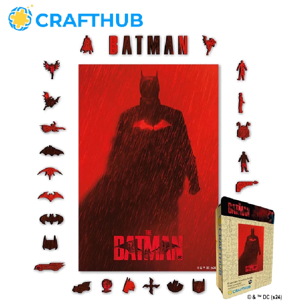 Crafthub The Batman - เกมกระดานปริศนาจิ๊กซอว์ไม้