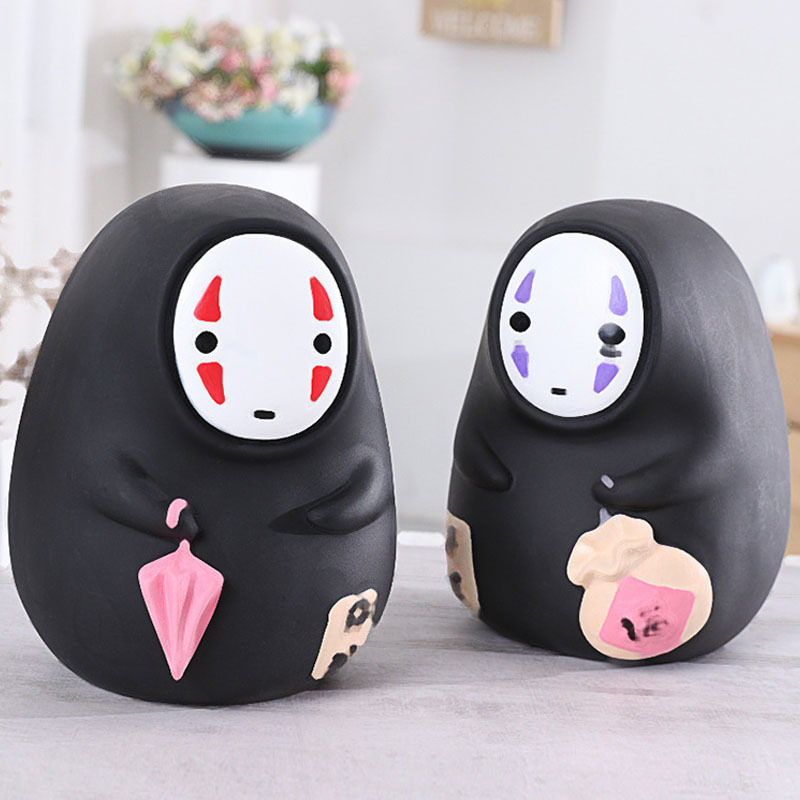อะนิเมะ Faceless ผู้ชายกล่องเงินน่ารักการ์ตูน Anti-Wrestling เหรียญ Piggy Bank Creative ของขวัญวันเกิดของเล่นเด็กตกแต่งบ้าน
