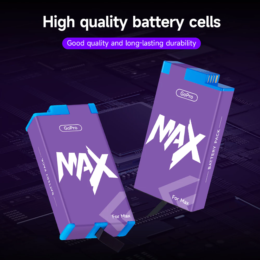 Palo แบตเตอรี่กล้อง 1860mAh แบตเตอรี่ GoPro Max thumbnail 4