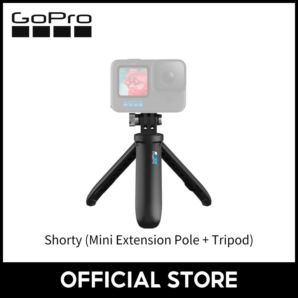 GoPro Shorty (Mini Extension Pole + Tripod) FOR All HERO Cameras, ด้ามจับขนาดกะทัดรัด สามารถยืดได้เล็กน้อยและกางเป็นขาตั้งได้