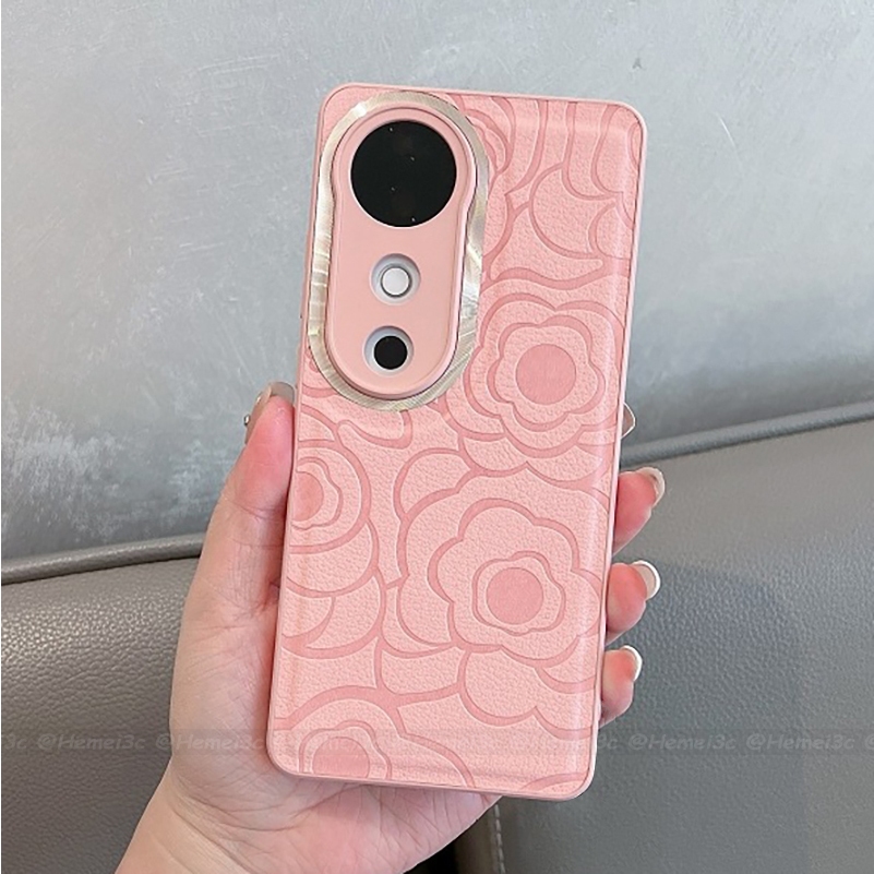 สําหรับ Vivo V40 Pro Casing Leather Bear Hard Phone Case Cover