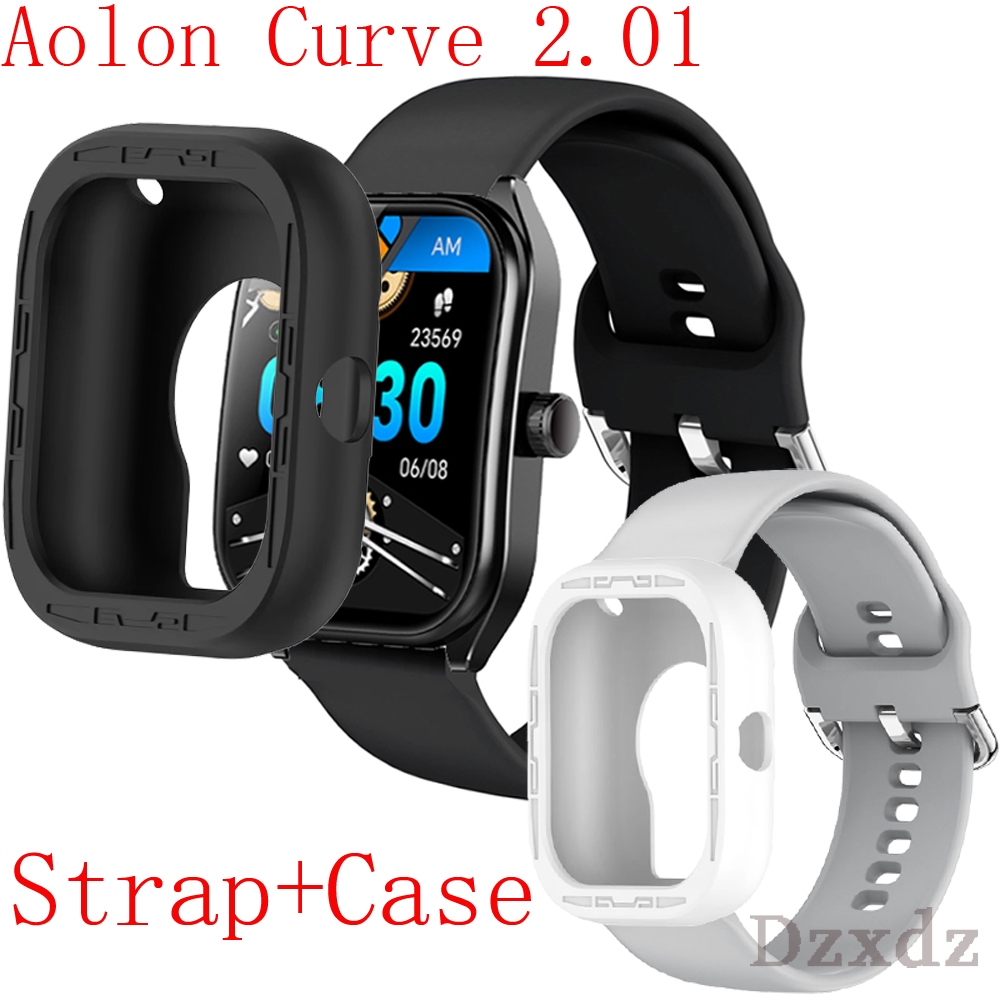 เคส Aolon Curve สมาร ์ ทนาฬิกาหน ้ าจอป ้ องกันกันชนอุปกรณ ์ เสริมสําหรับ Aolon Curve Smartwatch สาย
