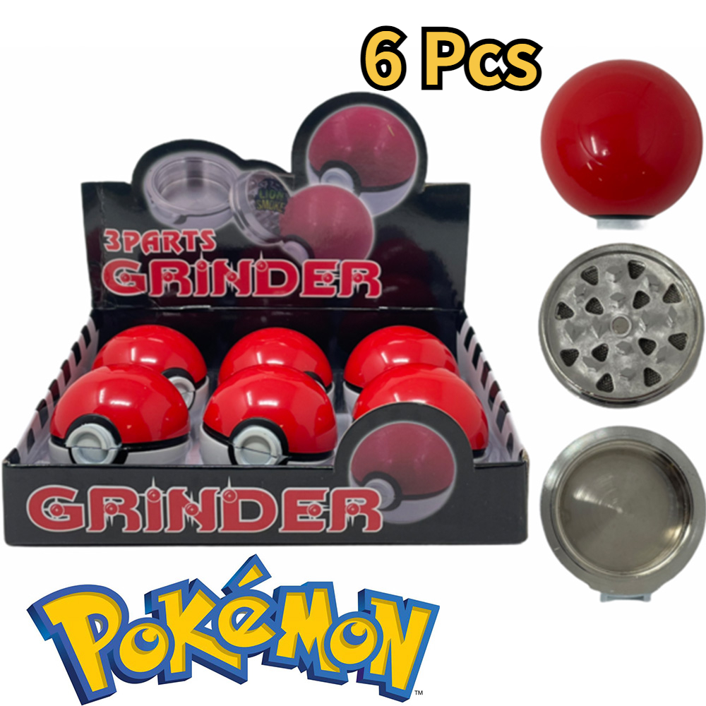พร้อมส่ง ยกกล่อง 6 ชิ้น Pocket Ball Grinder เครื่องบดสมุนไพร เครื่องเทศ ลูกบอลโลหะ