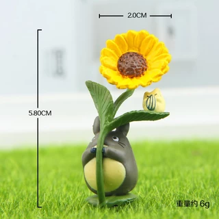 5.8 ซม.อะนิเมะดอกทานตะวัน DIY Mini Q รุ่น PVC Action Figures ตุ๊กตาของเล่น
