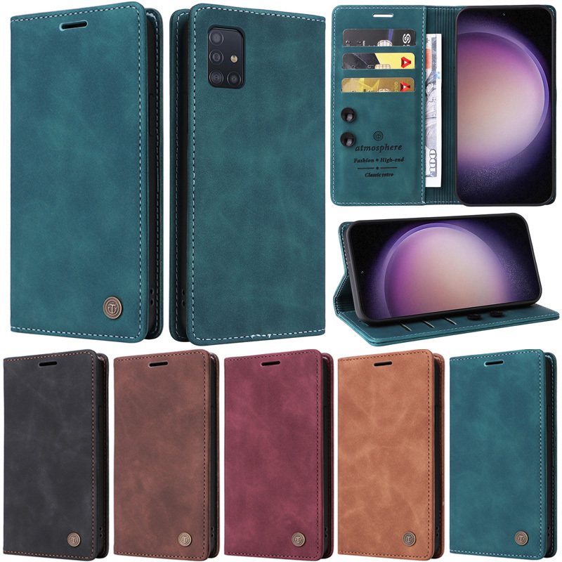 SAMSUNG หรูหราสําหรับsamsung Galaxy A12 A04s M13 5G A51 A71 A31 A20 A30 A50 A70 A02s A30s A21s S9 Plusหมายเหตุ 20 S8 หมายเหตุ 10 + หมายเหตุ 9 A8 2018 F12 กระเป๋าสตางค์หนังกรณี
