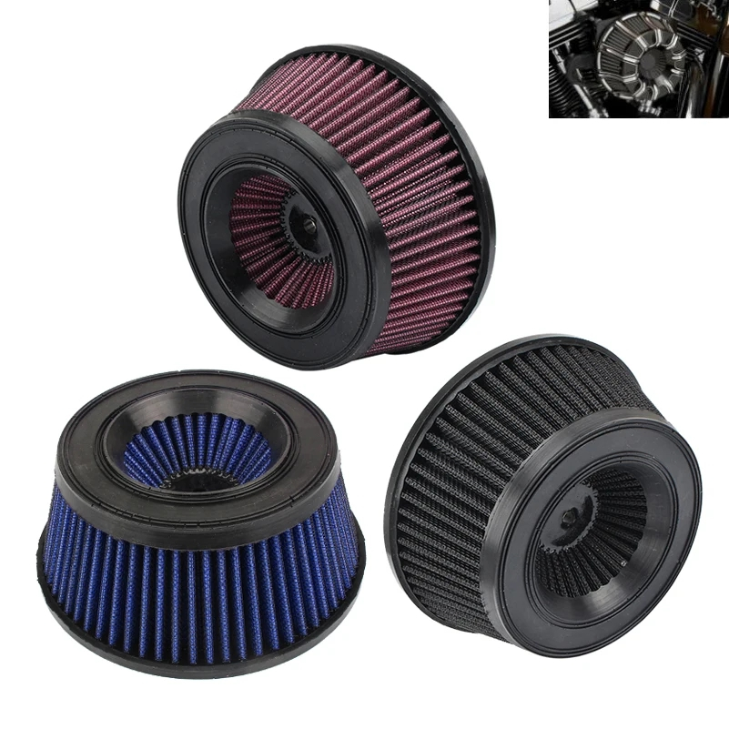 รถจักรยานยนต์กรองอากาศกรององค์ประกอบเปลี่ยน Air Inlet ทําความสะอาดกรองเหมาะสําหรับ Sportster XL Softail 2018 Road King 2017-2018 Dyna