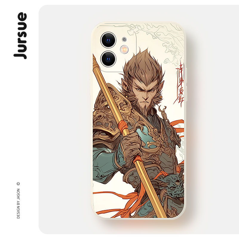 Jursue Black Myth Wukong กันกระแทกสําหรับ iPhone 17 16 15 14 13 12 11 Pro Max SE 2020 X XR XS ip 8 7