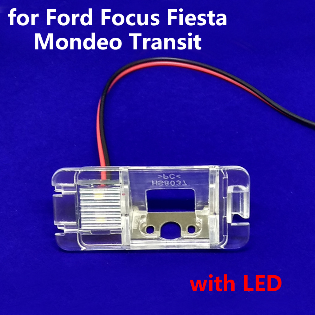 รถด้านหลังดูกล้องวงเล็บ Mount ผู้ถือป้ายทะเบียนสําหรับ Ford Focus Hatchback Fiesta Mondeo Transit S-Max Kuga