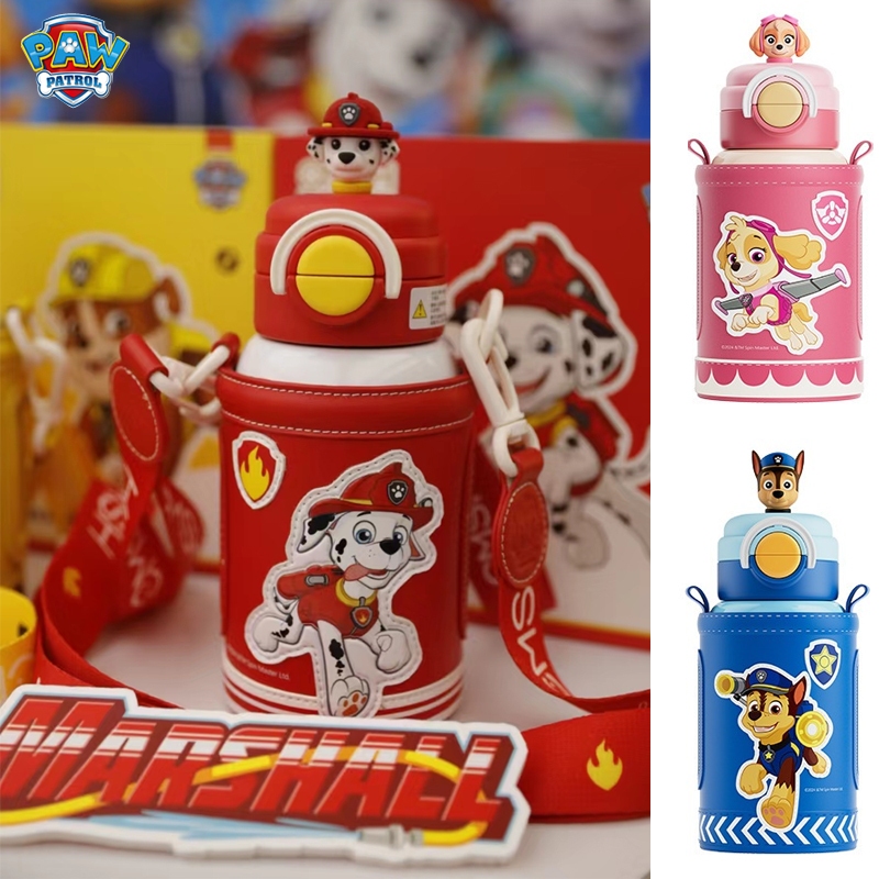 พร้อมส่ง กระติกน้ำ เก็บอุณหภูมิ ร้อน เย็น รุ่น 3D Paw patrol มีสายสะพาย
