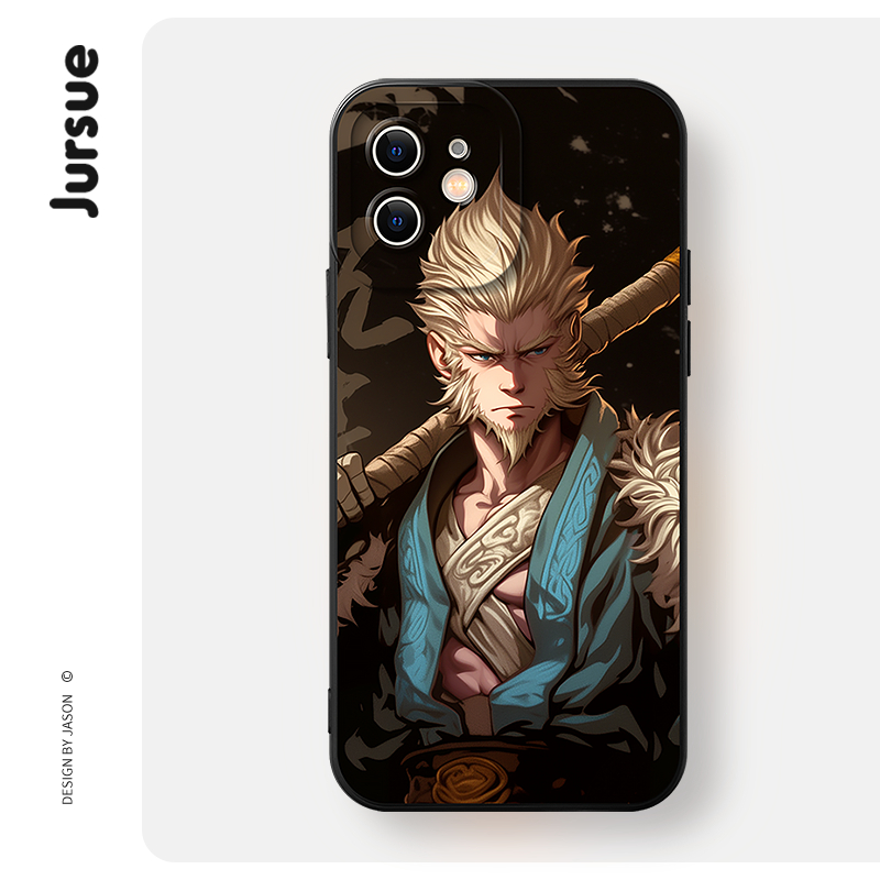 Jursue Black Myth Wukong กันกระแทกสําหรับ iPhone 17 16 15 14 13 12 11 Pro Max SE 2020 X XR XS ip 8 7
