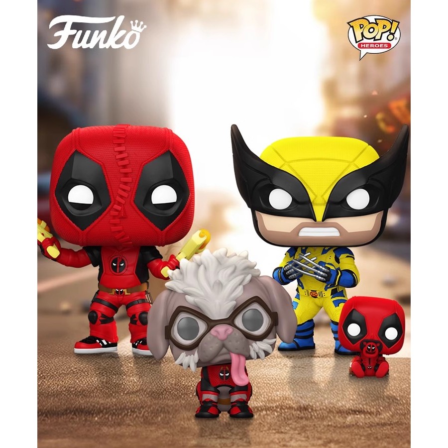 Funko Pop Deadpool 3 Wolverine Marvel ภาพยนตร์อุปกรณ์ต่อพ่วงตุ๊กตาอินเทรนด์ของเล่นของขวัญรูป
