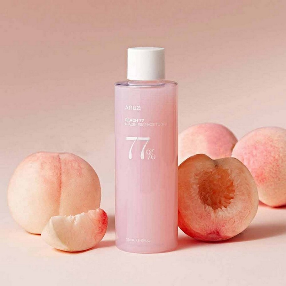 Anua Peach 77 Niacin Essence Toner 250ml โทนเนอร์ ให้ความชุ่มชื้น ปรับผิวเรียบเนียน บํารุงผิว