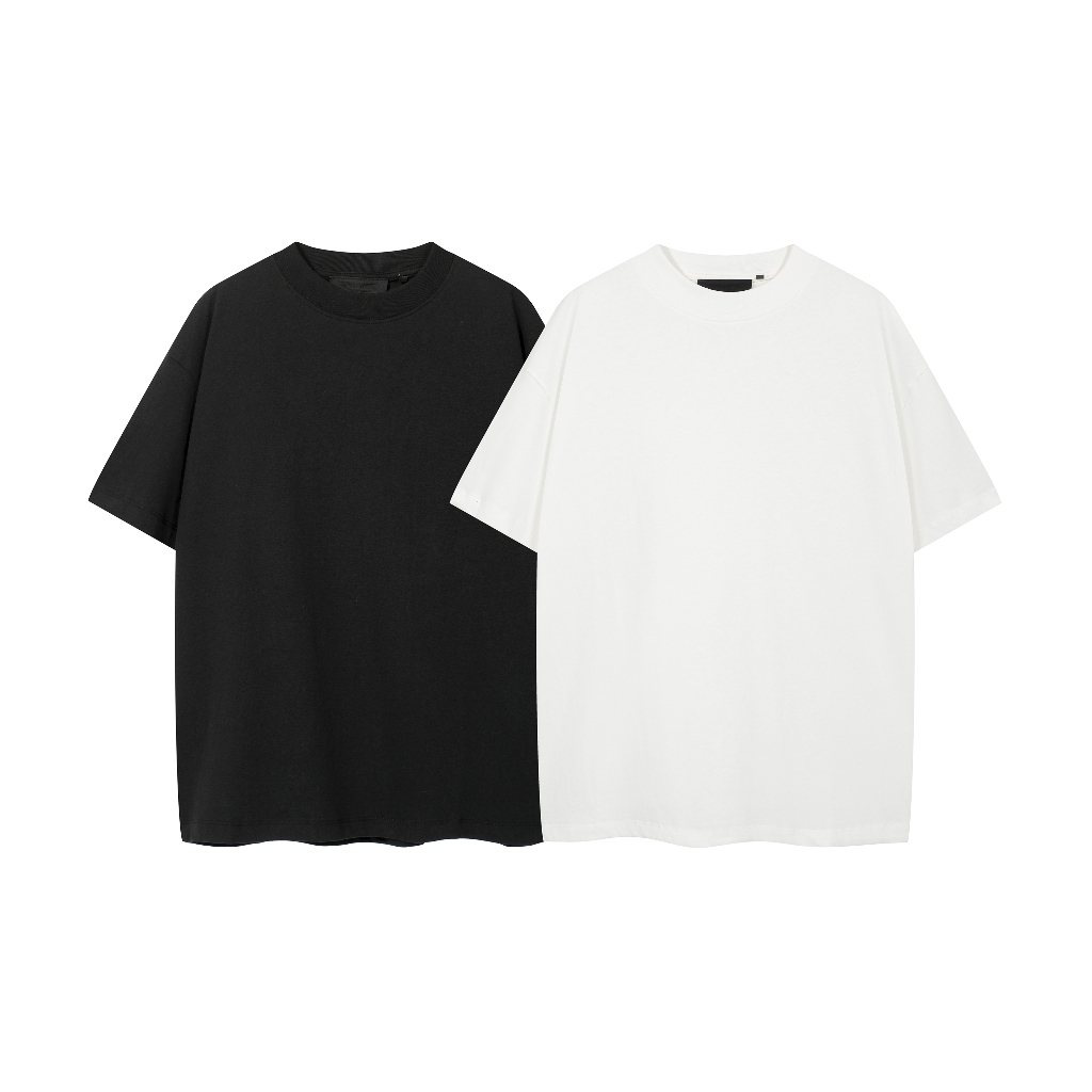 Fear OF GOD Double Line ESSENTIALS 2024 ฤดูร้อนใหม่คอลเลกชันคลาสสิกโลโก้ขนาดเล็ก Simple Letter พิมพ์เสื้อยืดแขนสั้นด้านหลัง - รูปที่ 2