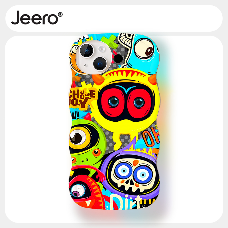 Jeero เคสไอโฟน เคสซิลิโคนนุ่มกันกระแทกน่ารักตลก เคสโทรศัพท์  for iPhone 16 15 14 13 12 11 Pro Max SE