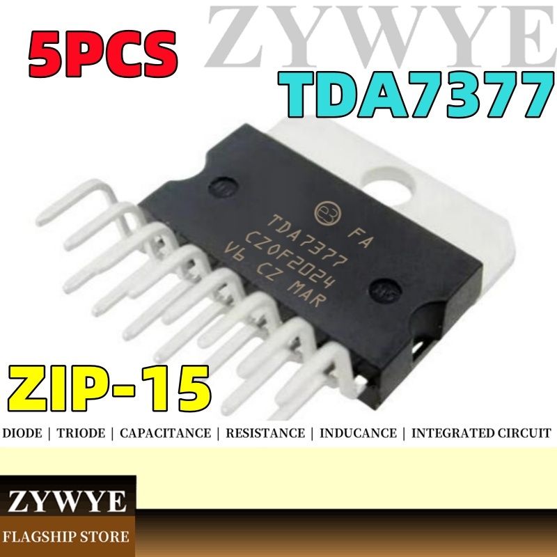 5 ชิ้น TDA7377 ZIP-15P YD7377 CD7377CZ ชิปวงจรรวม IC
