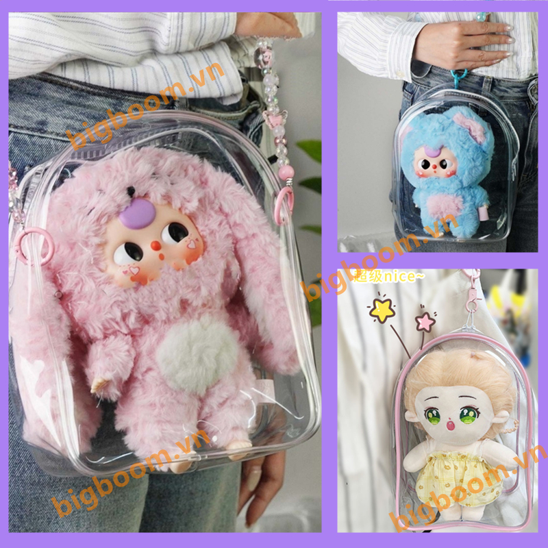 กระเป๋าใส่ Babythree V.3 กระเป๋าใสใส่เบบี้ทรี/กระเป๋าใส่ art toy kimmon crybaby