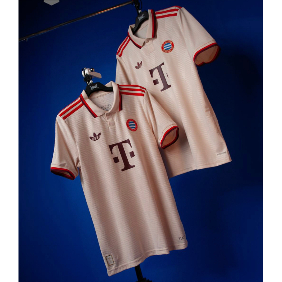 บาเยิร์น 24-25 เกมเยือนที่สอง[รุ่นผู้เล่น] เสื้อฟุตบอล ส-2เอ็กแอล * คุณภาพสูง * เสื้อยืด