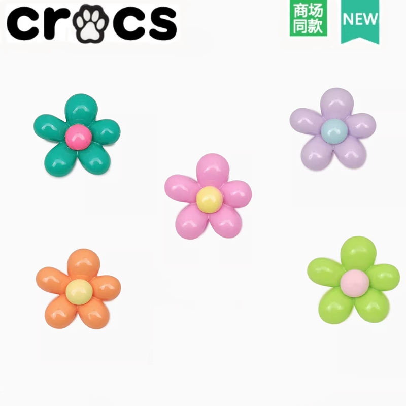 รองเท้า crocs ดอกไม้รองเท้าอุปกรณ์เสริม DIY High-End การ์ตูนสามมิติเรซิ่นดอกไม้รองเท้าหัวเข็มขัด Adapt to crocs ตกแต่งหัวเข็มขัด