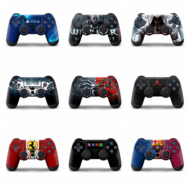 2 แพ็ค PS4 Controller รีโมทคอนโทรลไร้สาย Skins Decal Wrap 50 สี Dualshock สติกเกอร์สําหรับ Sony Playstation 4 Controllers