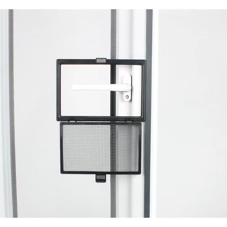 คุณภาพประตูขนาดเล็กสําหรับไฟเบอร์กลาสตาข่ายสุทธิสีเทาตาข่าย ทําเอง ยุงหน้าต่างตาข่าย - รูปที่ 6