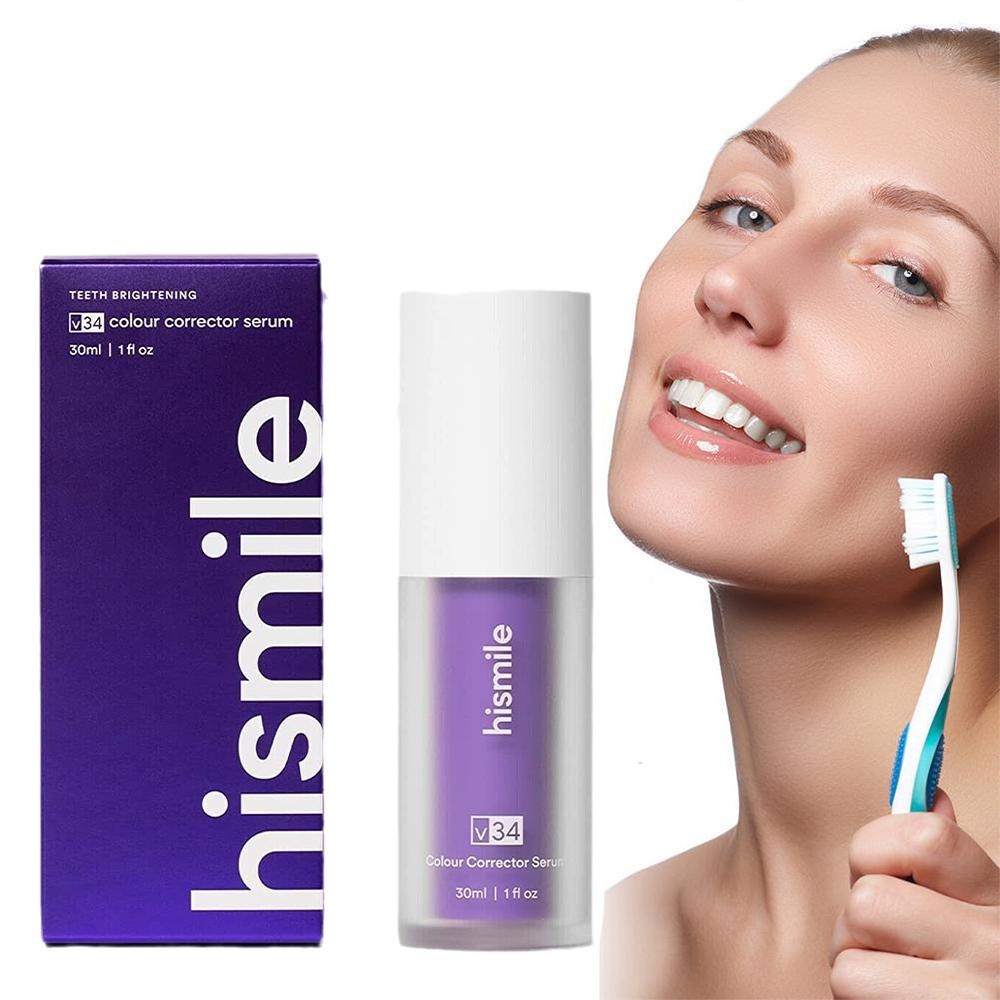 Serum My Smile V34, เซรั่มฟันขาว,ลดคราบเหลือง,ช่วยให้ฟันขาวกระจ่างอย่างเป็นธรรมชาติ,ปลอดภัย,ไม่ทำให้เสียวฟัน 30ml