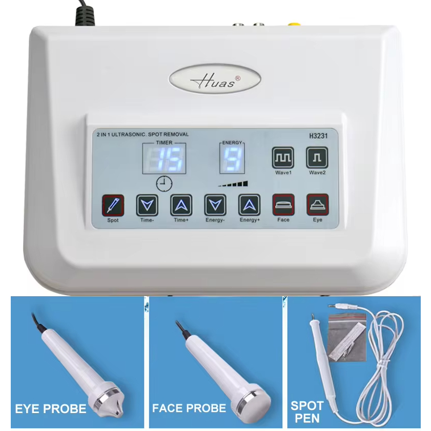 Deciniee Ultrasonic 3 In 1 Facial Machine Ultrasonic Tattoo Facial Tag Wart Mole Freckle Removal Beauty Micro Plasma Freckle Removal ปากกา