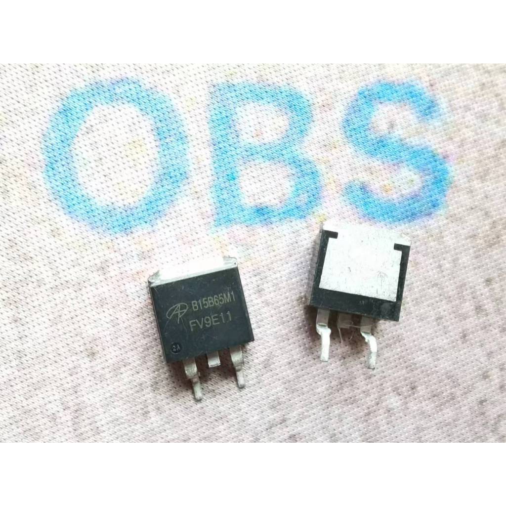 ((10 ชิ้น) B15B65M1 ใหม่ล่าสุด AOB15B65M1 Field Effect Tube N Channel 650V5A TO-263