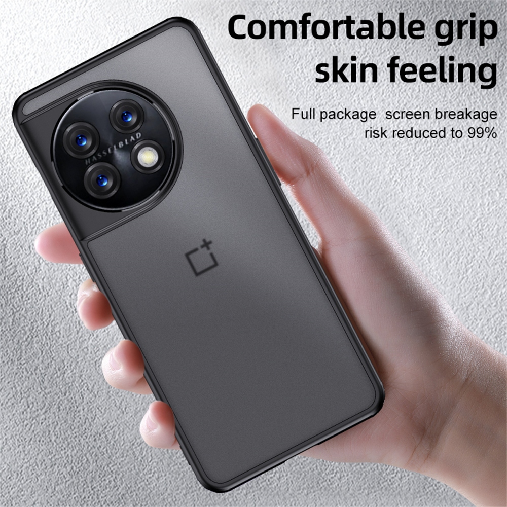 UFLAXE ICEY - เคส OnePlus 11 - เคสแข็งใสกันเหลืองด้านกันกระแทก เคสโทรศัพท์ป้องกันรอยนิ้วมือบาง - รูปที่ 2