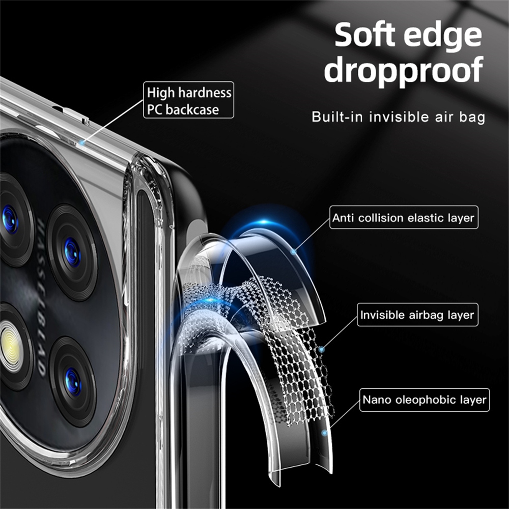 UFLAXE ICEY - เคส OnePlus 11 - เคสแข็งใสกันเหลืองด้านกันกระแทก เคสโทรศัพท์ป้องกันรอยนิ้วมือบาง - รูปที่ 3