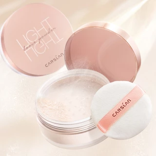 CARSLAN แป้งฝุ่นควบคุมความมันส์ 10g ร้อนนี้ไม่มัน ปกปิดรูขุมขน ริ้วรอย เนื้อบางเบาไม่หนักหน้า กันน้ำ+ทนนาน 24H ปรับผิวกระจ่างใส
