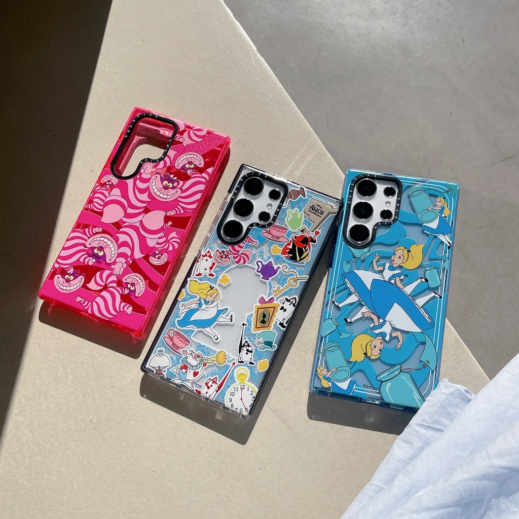 การ์ตูน ดิสนีย์ เจ้าหญิง CaseTify เคส Samsung Galaxy S24 Ultra S23 Ultra S24 + S22 Ultra Case ใหม่ สีลูกกวาด ป้องกันการตก TPU ซิลิโคน อ่อนนุ่ม เคสโทรศัพท์มือถือซัมซุง