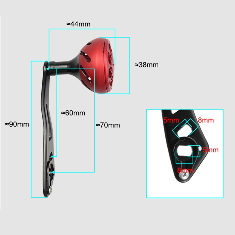 EKfan รอกตกปลาจับอลูมิเนียมวัสดุโลหะผสมสําหรับ 8x5/7x4 มม.daiwa abu Shimano Baitcasting lure reel อะไหล่ - รูปที่ 4