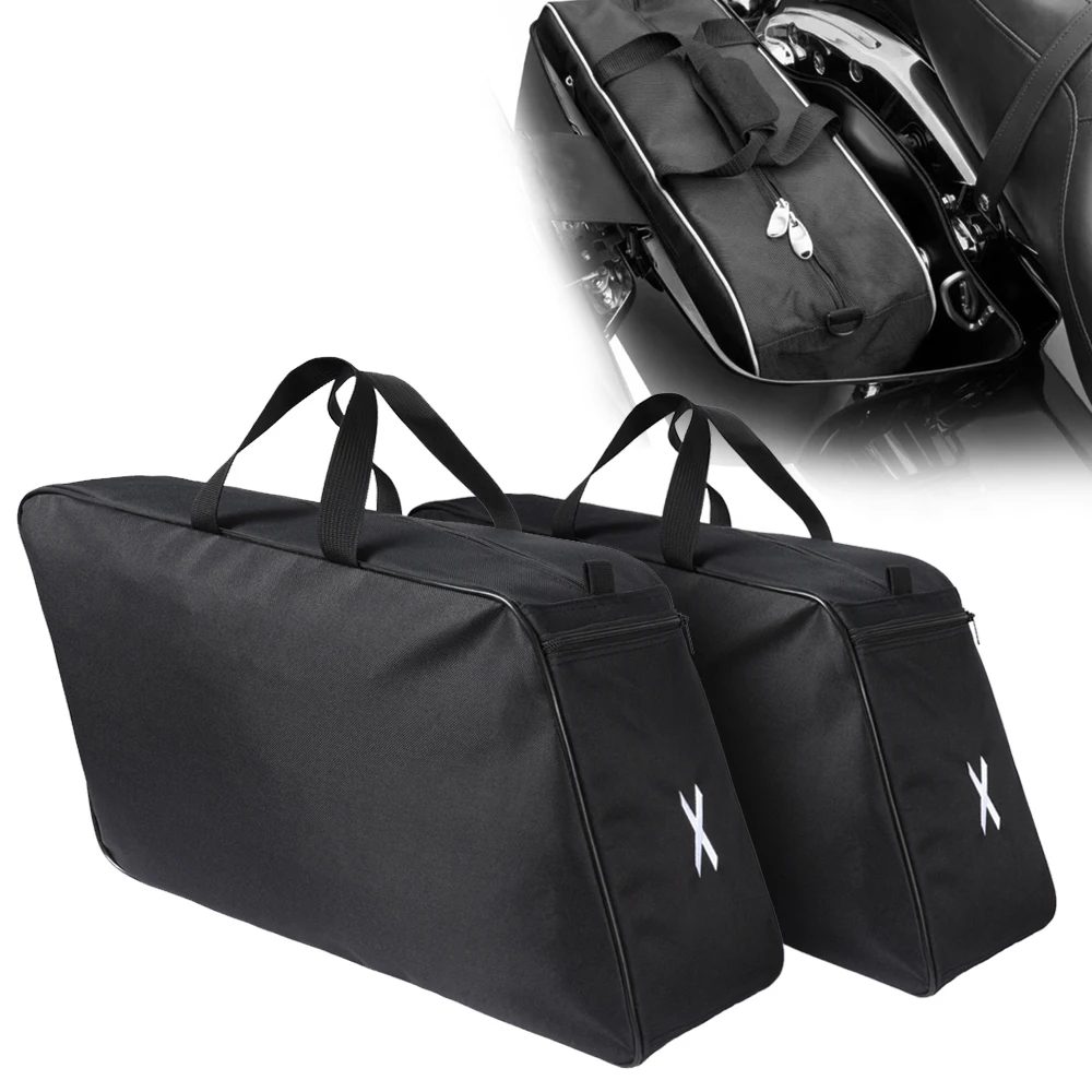 รถจักรยานยนต์ Saddlebag กระเป๋าเดินทางสําหรับ Harley Touring Electra Street Glide Road King สําหรับ Honda Goldwing GL1800 GL1500 GL1200